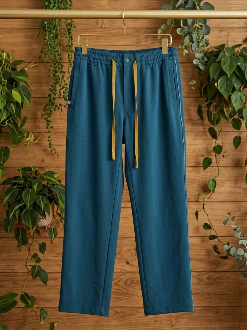 FIGS Scrub Pants Men Small Cambridge Contrast Trim Teal M23SW2039s Medical Tech